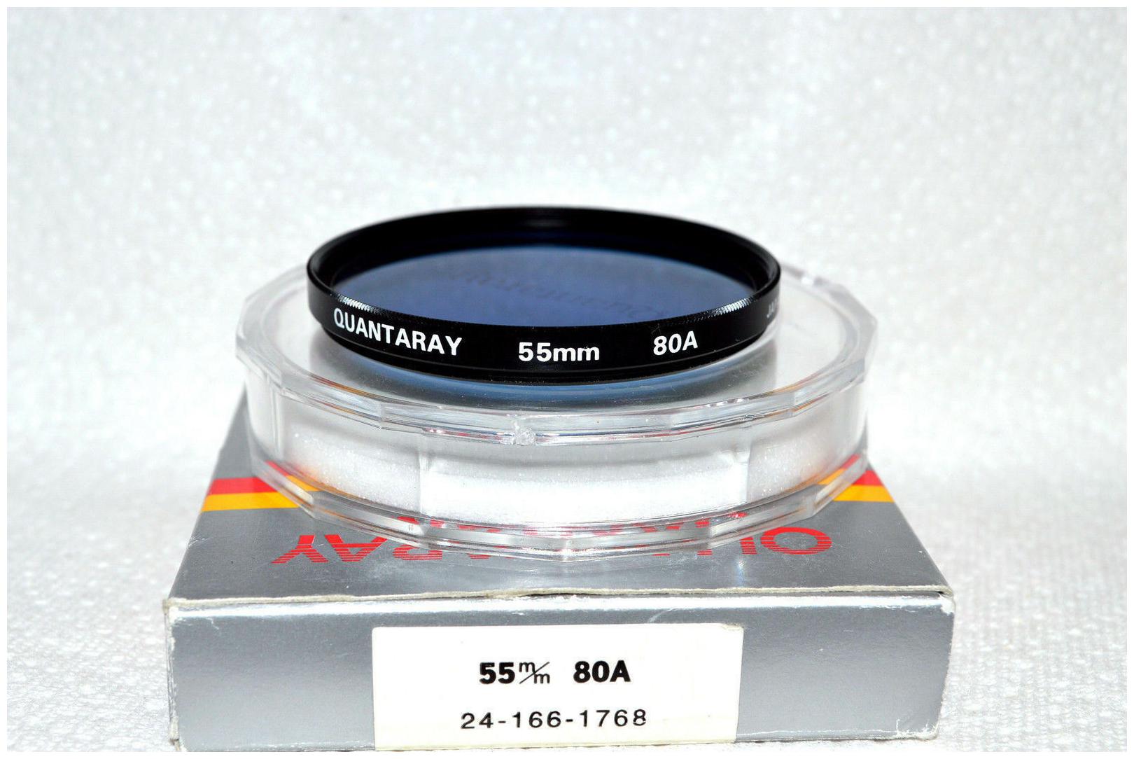 

Quantaray 55 mm NEW 80A Screw-In Filter with Case Box Japan (N-65)