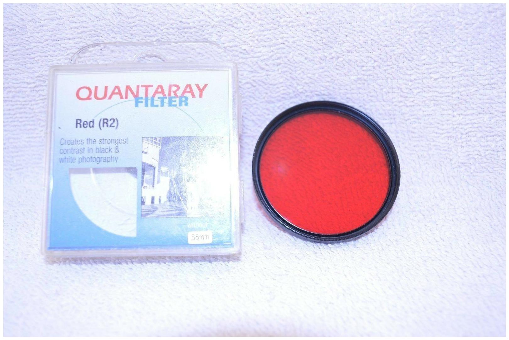 

Quantaray 55 mm NEW Red (25A) Screw-In Filter Orig Pack Made Japan (Q-152)