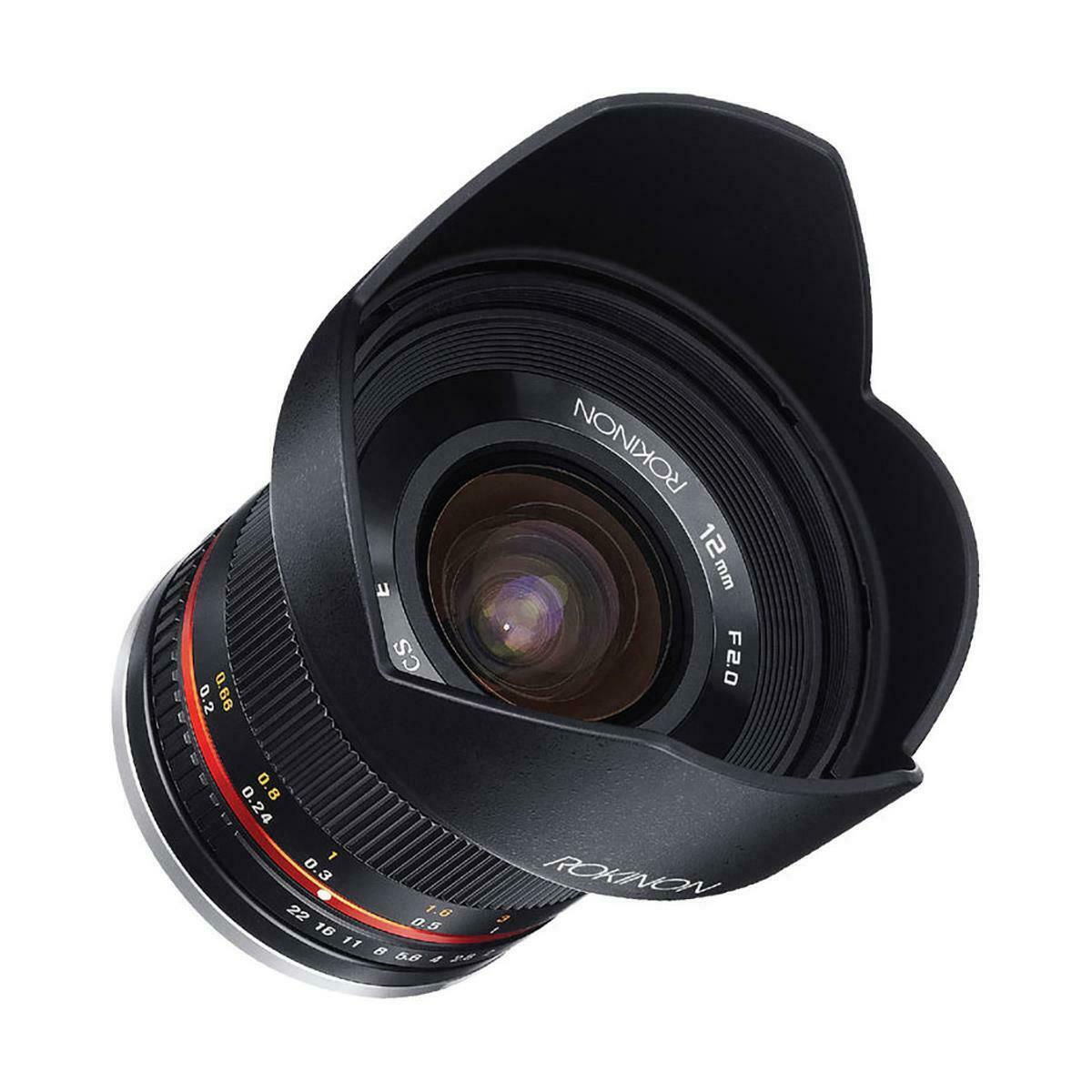 

Rokinon 12mm f 2 0 NCS CS Manual Focus Lens for Fuji X Mount RK12M-FX