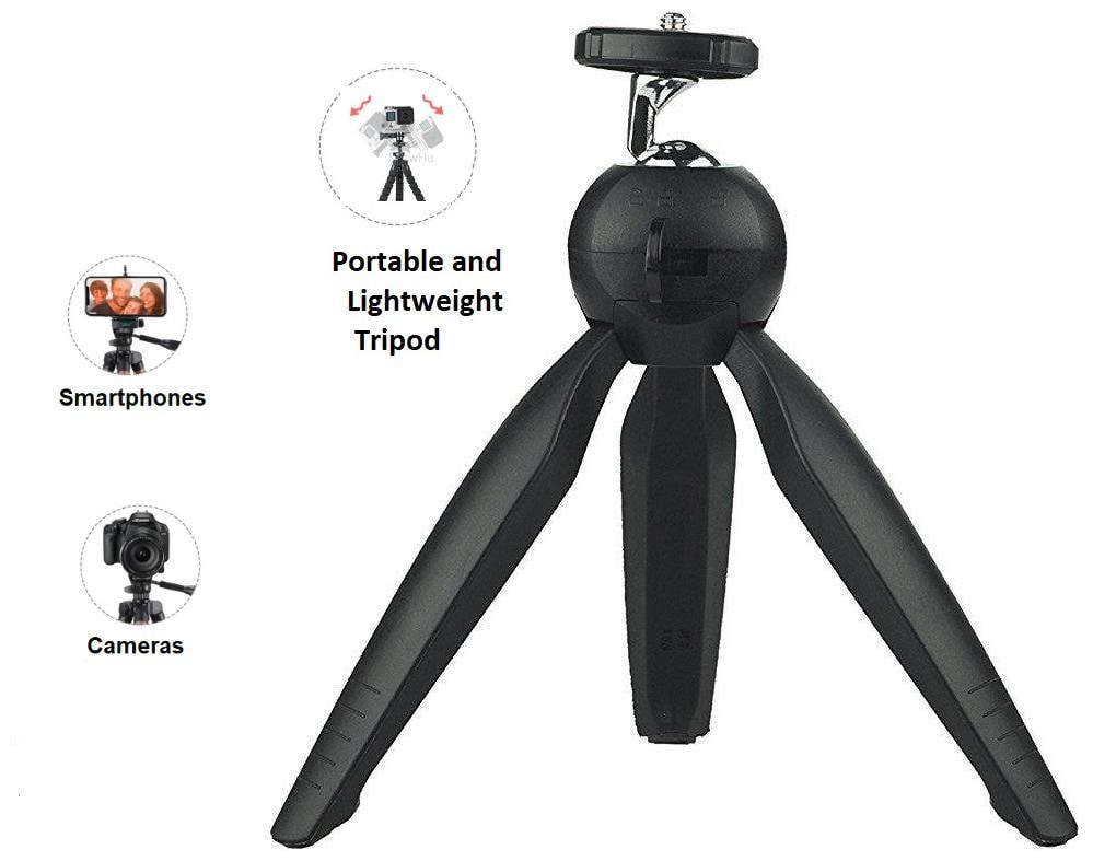 

Sami Mini Fordable Handy Tripod for GoPro Dslrs Digital Cameras Mobile Phones