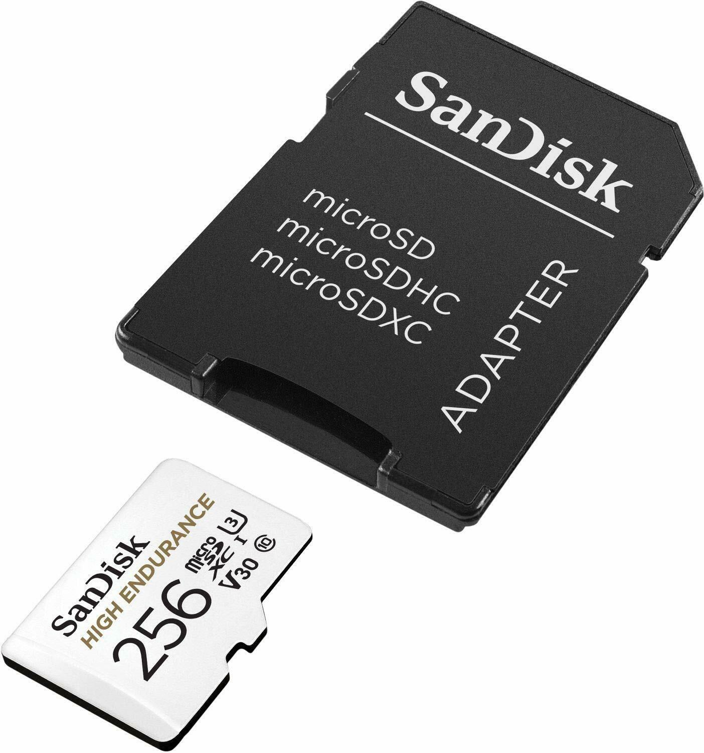

Sandisk 32GB 64GB 128GB 266GB High Endurance MicroSDHC Video Monitoring V30 lot