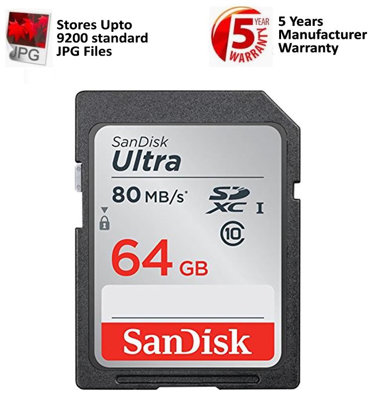 

SanDisk 64GB Ultra SDXC UHS-I Memory Card SDSDUNC-064G-GN6IN
