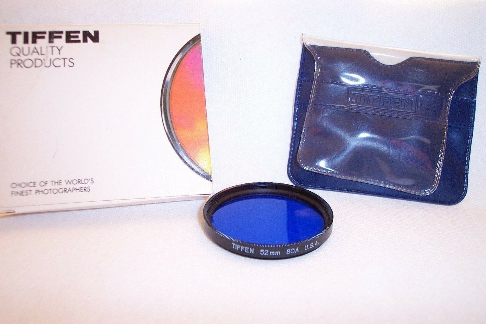 

Tiffen 52 mm NEW 80A Screw-In Filter with Pouch Box Made in USA (K-140)