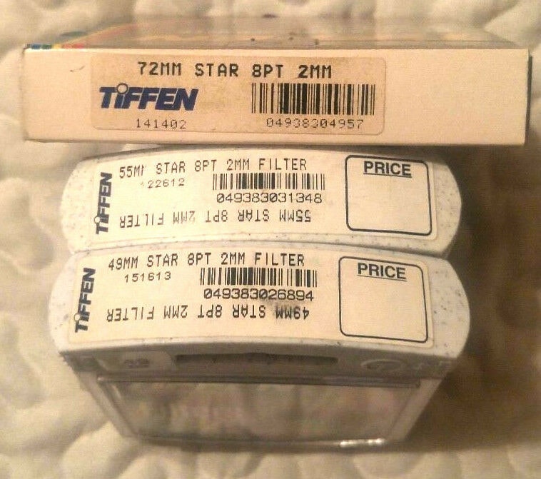 

Tiffen Filter - 8 point Star - 49mm 55mm 72mm - Brand New