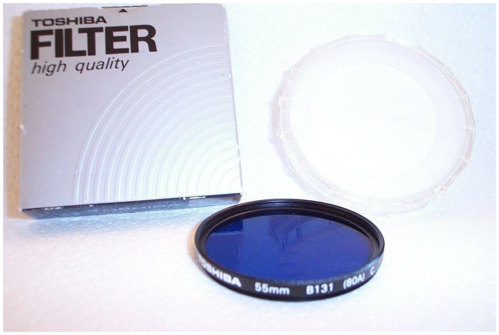 

Toshiba 55 mm NEW B131 (80A) Screw-In Filter with Case Box Made in Japan (K-2)