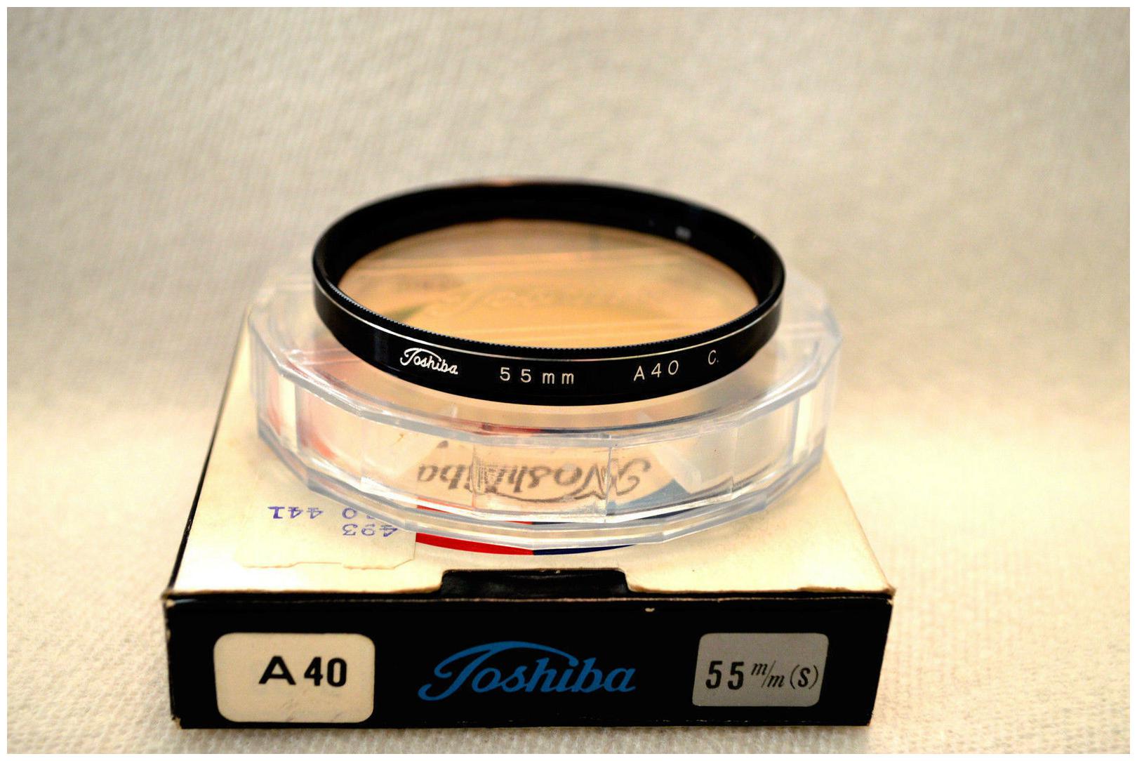

Toshiba 55 mm NEW A40 C Screw-In Filter with Case Box Japan (M135)