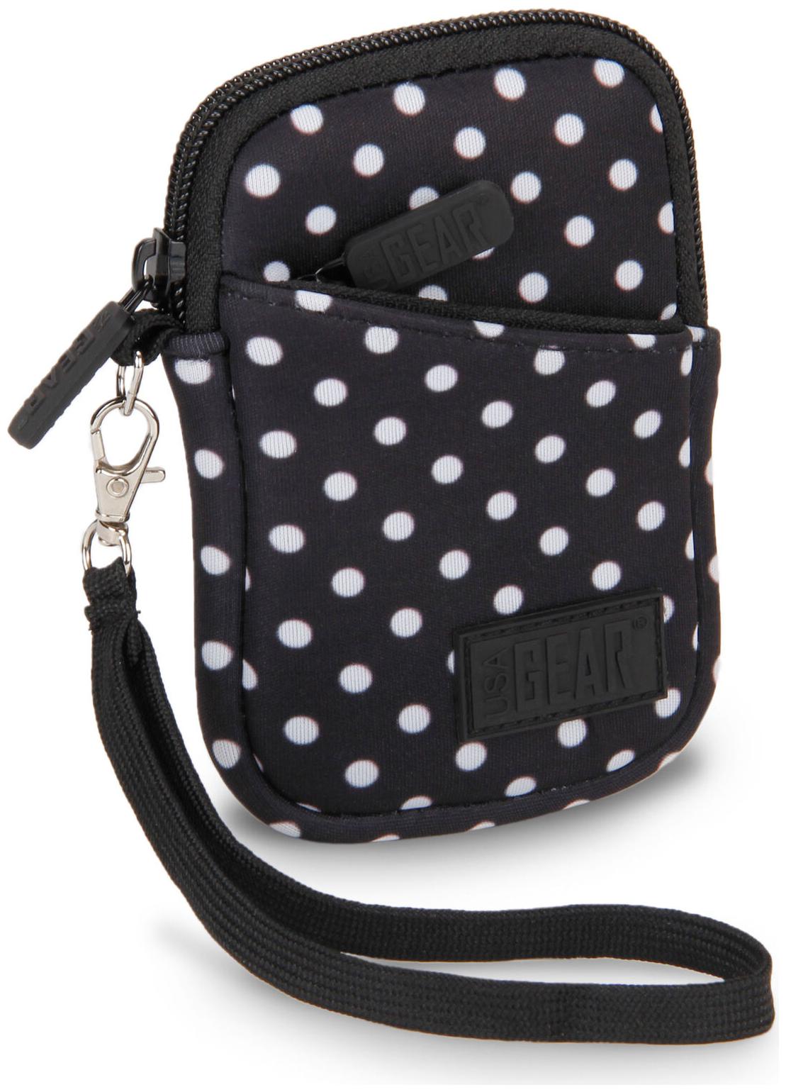 

Travel-Friendly Compact Camera Bag w Belt Loop Wrist Strap - Plus Mini Tripod