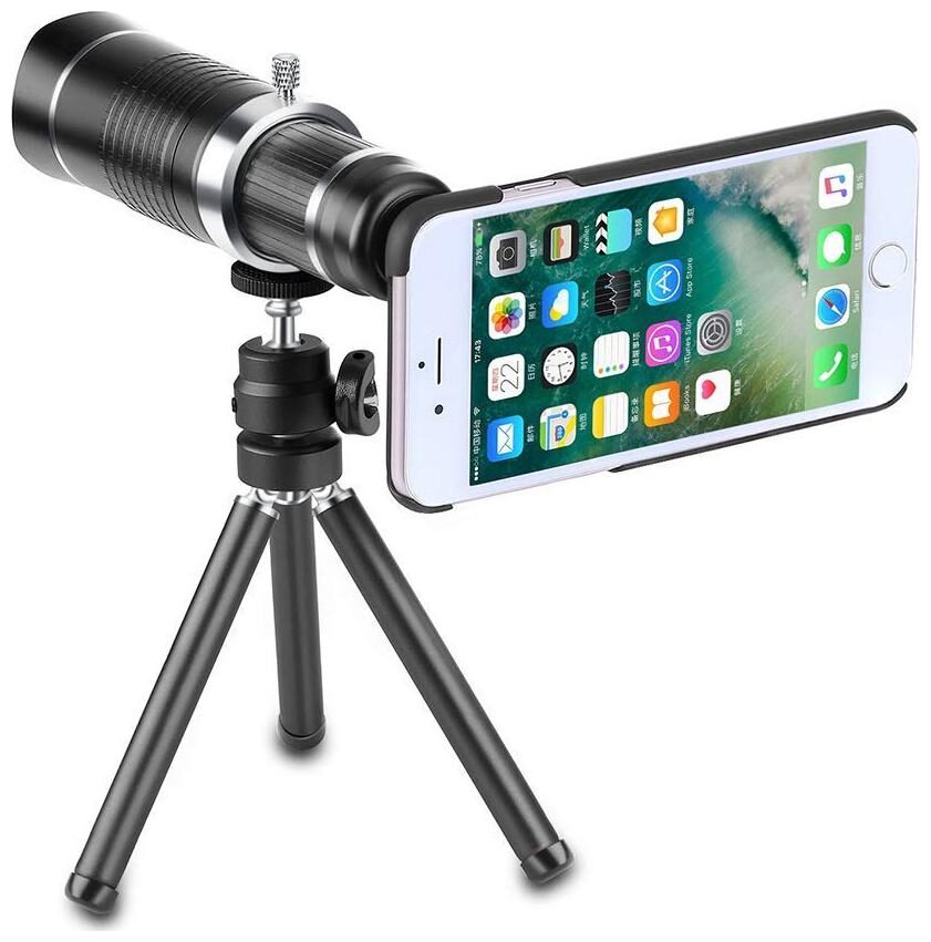 

TSV 20X Extra Zoomer Optical Zoom Lens Telescope20X lens Mini Tripod with flexible legs 5 Layers Professional Grade Optical Glass