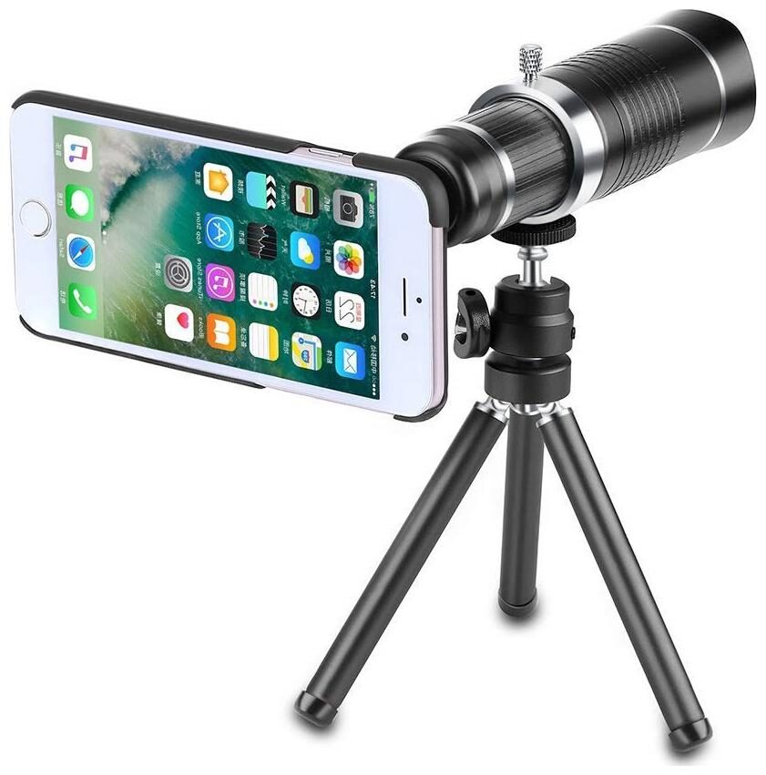 

TSV 20X lens Mini Tripod With Flexible Legs Universal Mobile Camera Lens With Tripod Holder Compatible With Samsung Galaxy S9