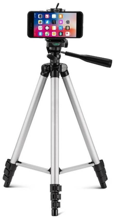 

TSV 3110 Portable and Foldable Camera - Tripod with Mobile Clip Holder Bracket for Video Shooting TIKTOK Shooting