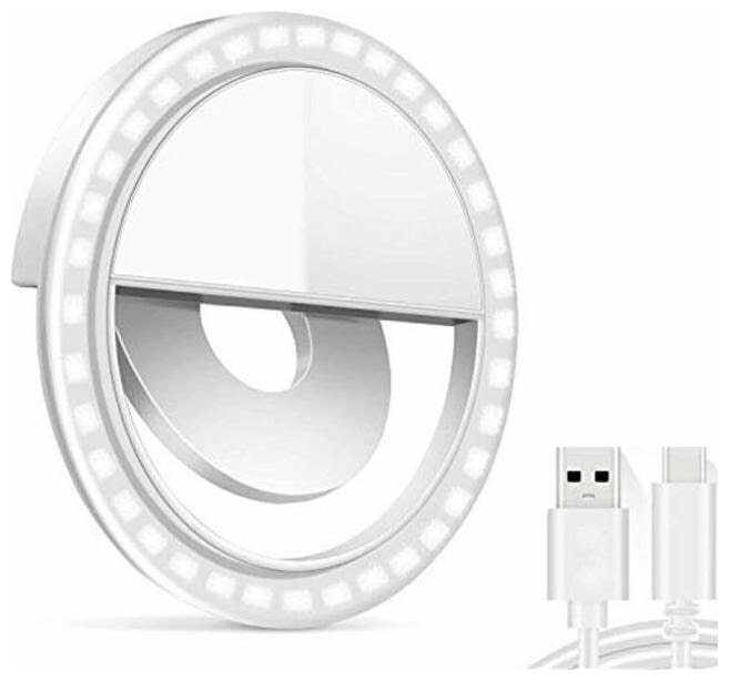 

TSV 36 LED Selfie Ring Flash Light Super Bright LED for Smartphone Tablets Laptops