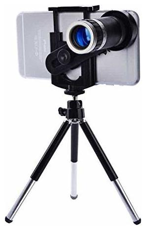 

TSV 8X Zoom Universal Mobile Phone Telescope Camera Lens Tripod Adjustable Holder
