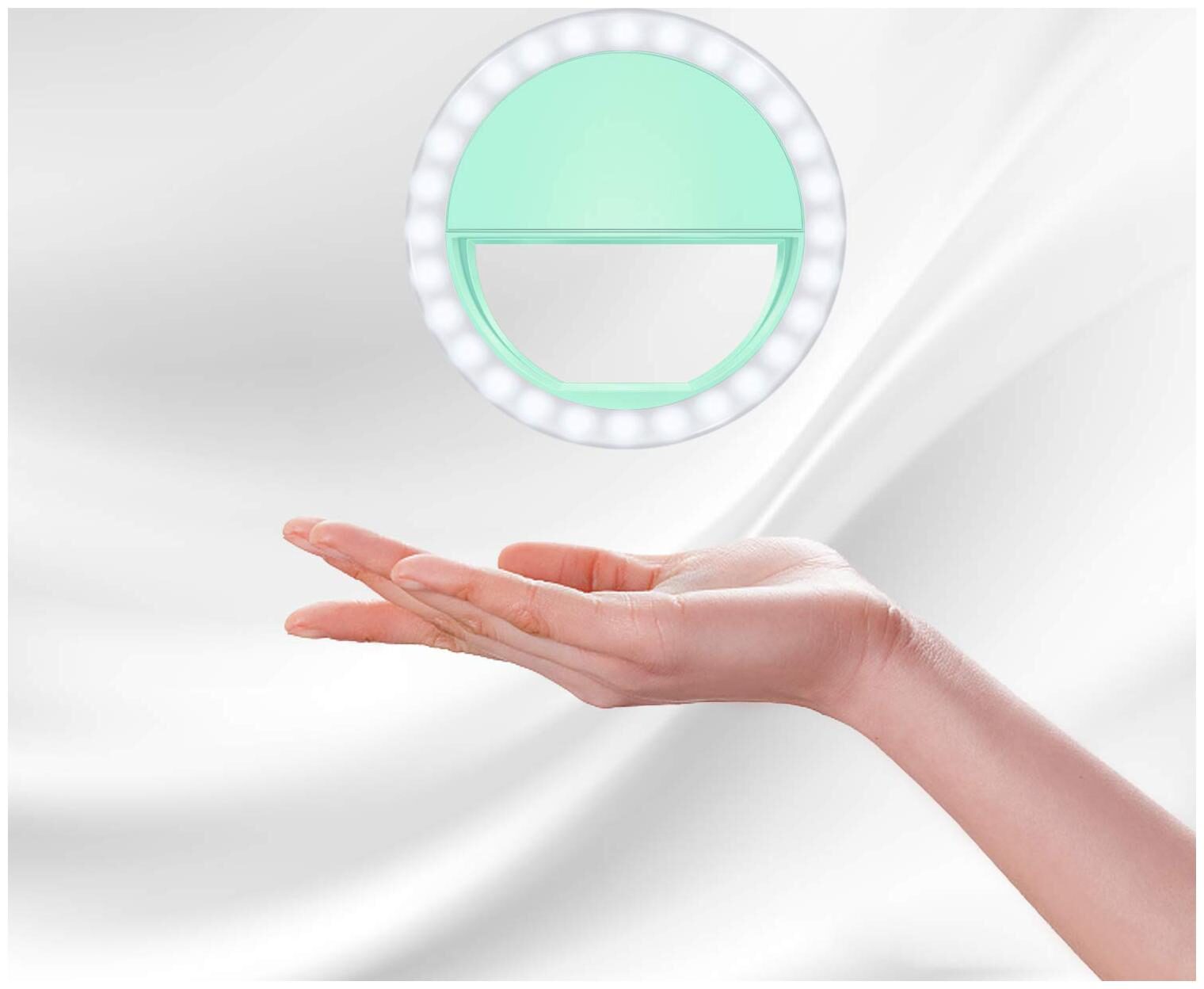 

TSV LED Ring Selfie Light Enhancing Ring Light with 3 Level of Brightness for Photography Video Calling 36 LED