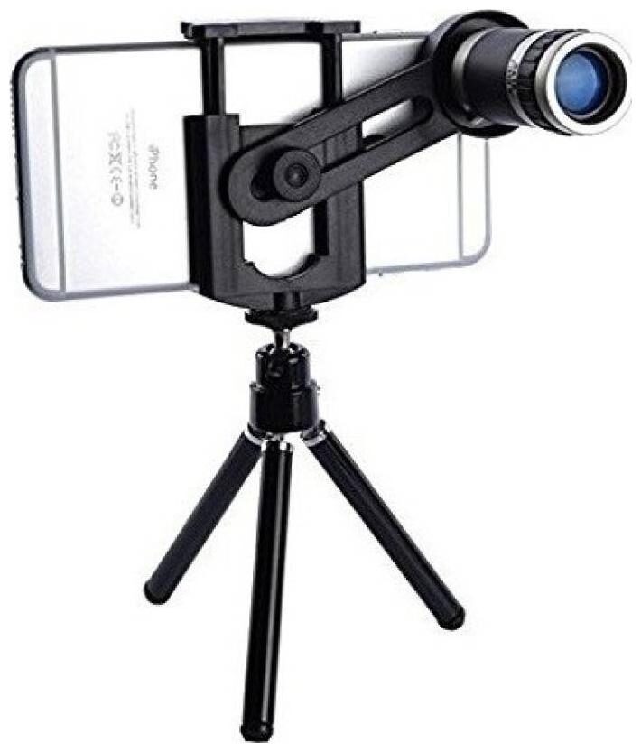 

TSV Mini Tripod Taking pictures or videos of long distance objects 8X Optical Zoom Lens Telescope Compatible With Techno Mobile