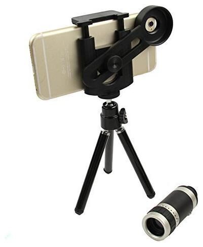 

TSV Mini Tripod With Flexible Legs Universal Mobile Camera Lens With Tripod Holder 8X Optical Zoom Compatible With Samsung Galaxy Note 8
