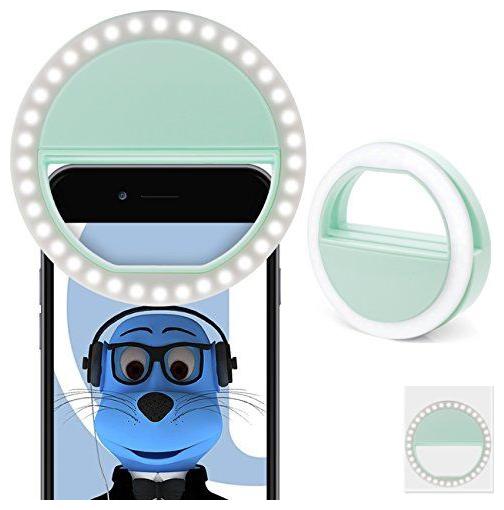 

TSV Portable Selfie Beauty 3 Modes Circle Selfie Ring Light LED Selfie Light for iPhone Android iPad Series