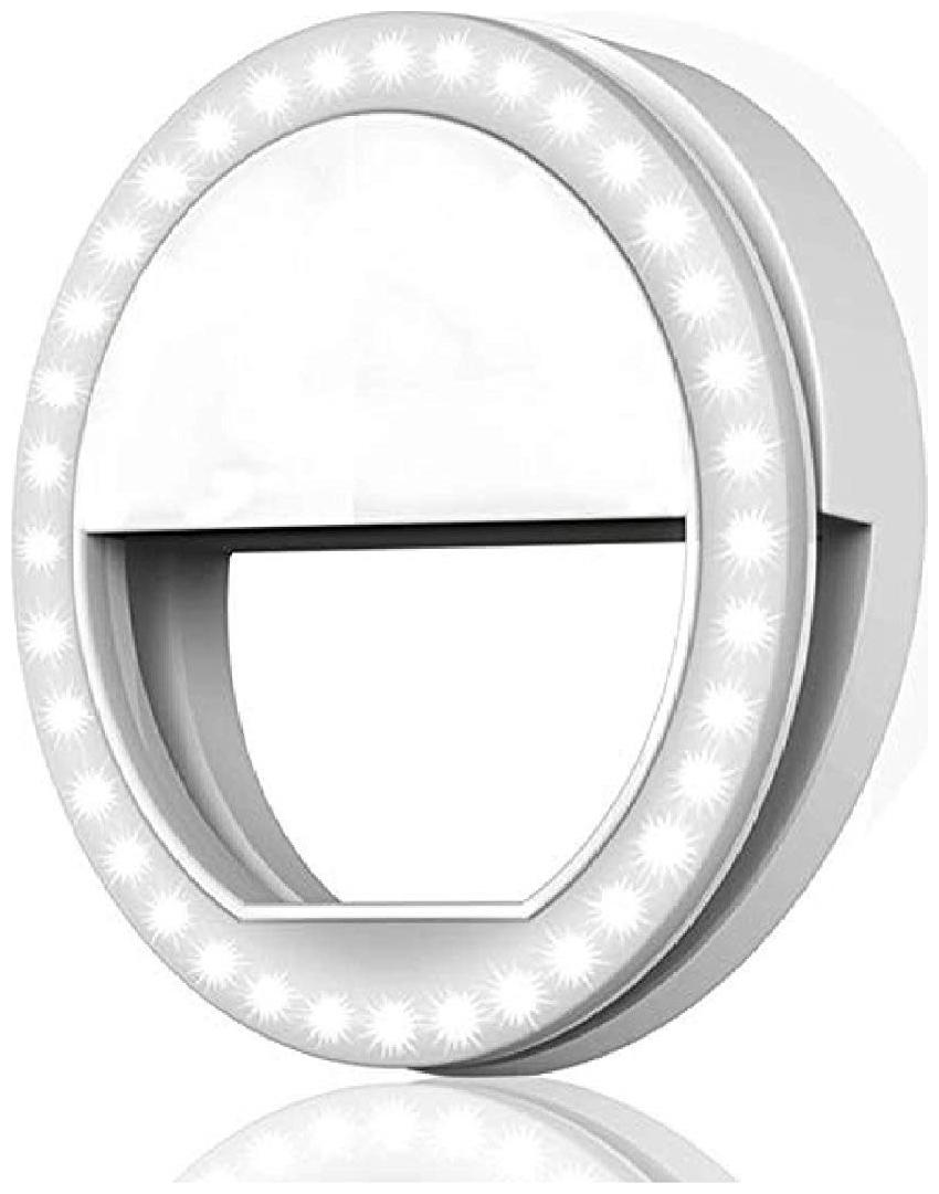 

TSV Rechargeable Selfie Ring Light Night LED Selfie Flash Light for Smartphones