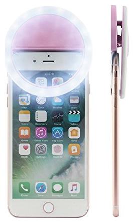 

TSV Selfie Ring Rechargeable Flash Light With 36 LED s For Mobile Night Darkness Selfies For Android And iPhone Devices