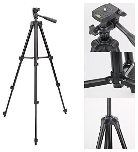 

TSV Tripod-3120 Portable Adjustable Aluminum Lightweight Camera Stand For apple iPhone 8