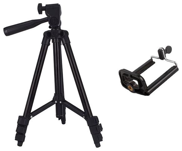 

TSV Tripod-3120 Portable Adjustable Aluminum Lightweight Camera Stand For Samsung Galaxy s9