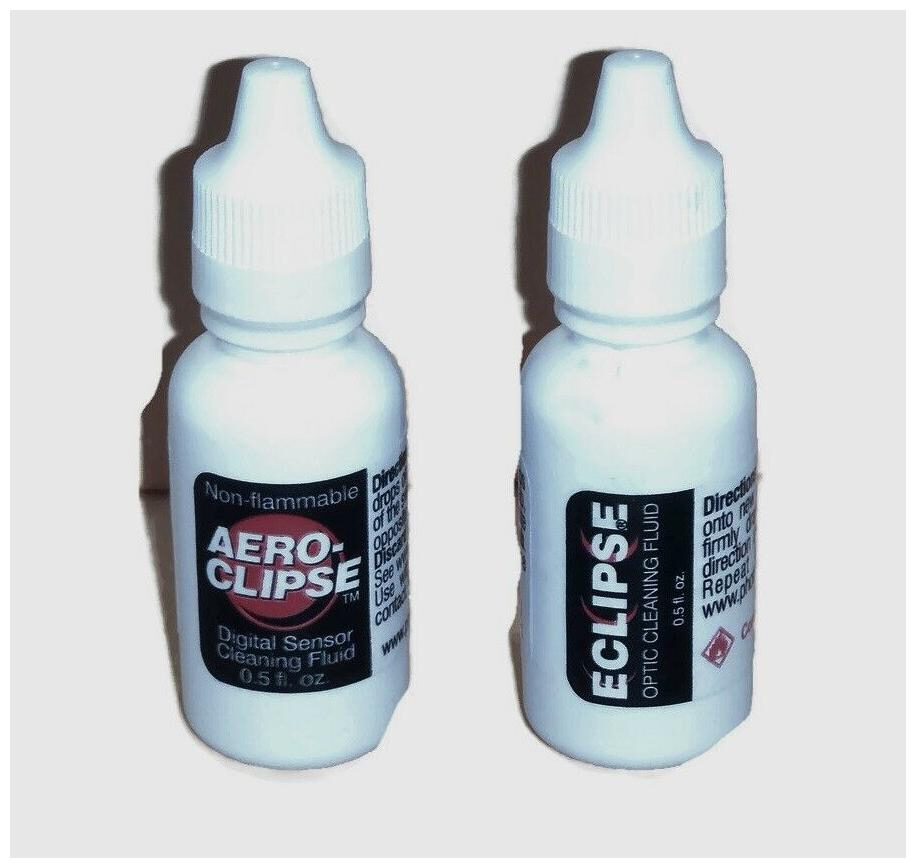 

(TWO PACK) AEROCLIPSE ECLIPSE SENSOR CLEANING FLUID - 0 5oz each Travel Size