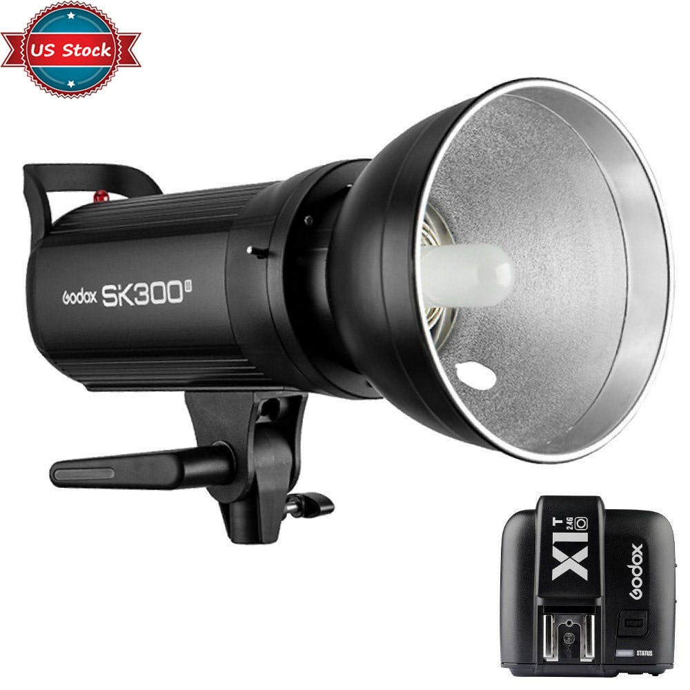 

US Godox SK300II 300W 2 4G Flash Strobe Light X1T-O Trigger for Olympus