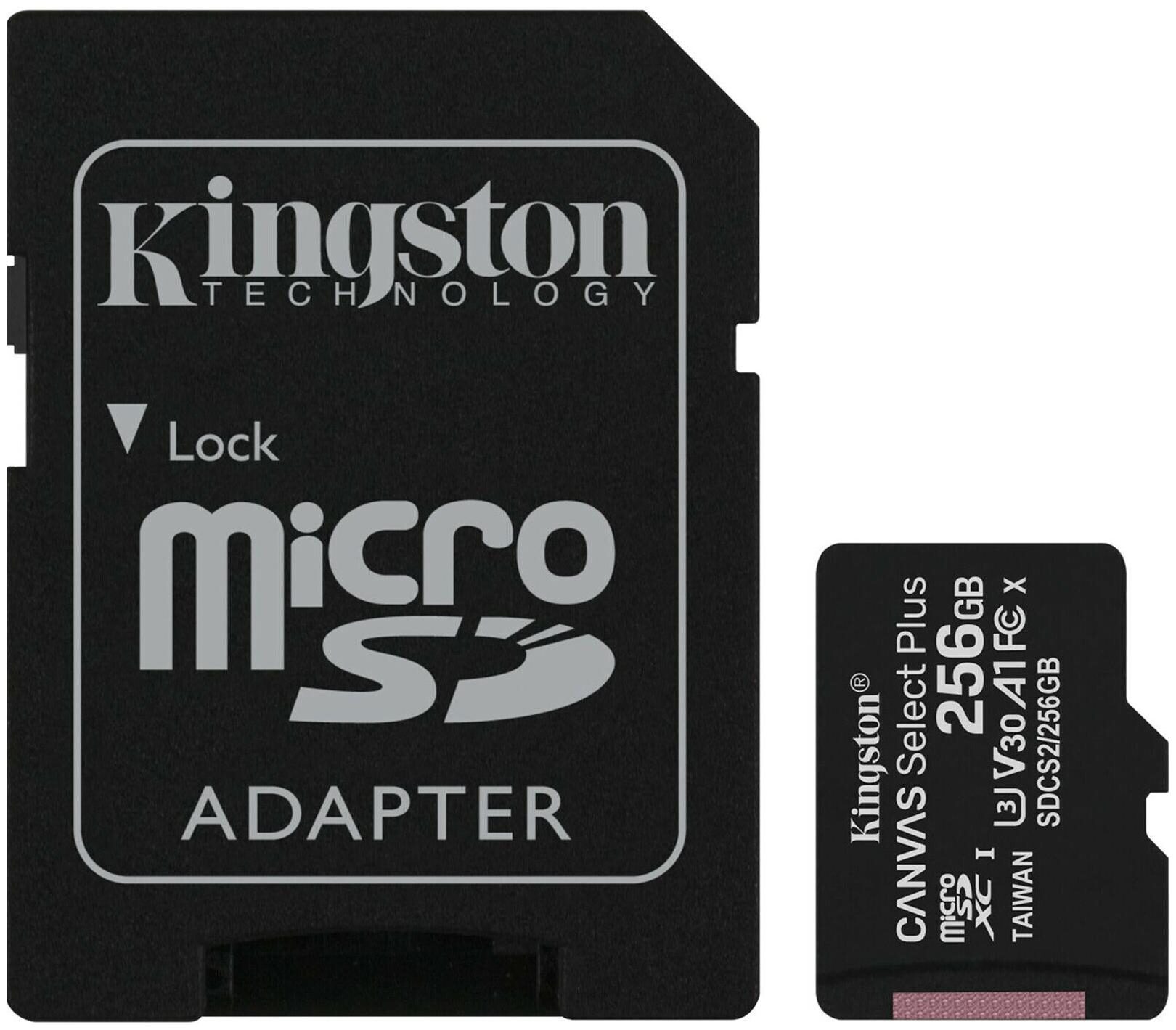

US Seller Canvas Select Plus Kingston Memory 256 G 256 GB Micro SD SDXC MicroSD