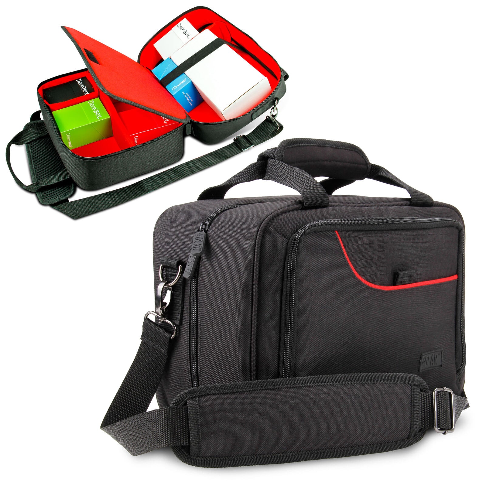 

USA Gear Magic the Gathering MTG Deck Travel Bag - Card Protector Bag with Strap