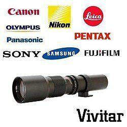 

Vivitar 500mm f 8 0 f8 Telephoto Lens for Digital SLR Cameras NEW