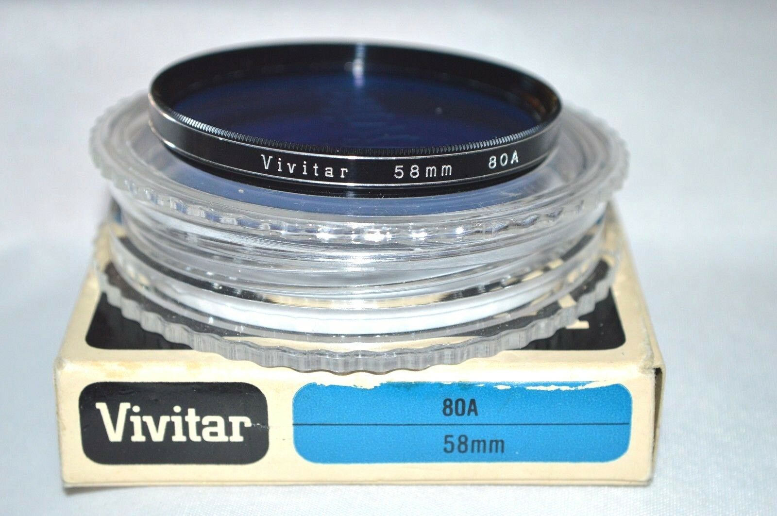 

Vivitar 58 mm NEW 80A Screw-In Filter with Case Box Made in USA (T-161)