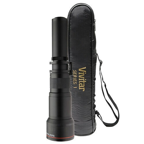 

Vivitar 650-1300mm f 8 Telephoto Zoom Lens for T-mount