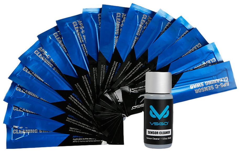 

VSGO DDR16S Digital Camera APS-C Sensor Clean(15X16mm Swabs Sensor Cleaner 15ml)