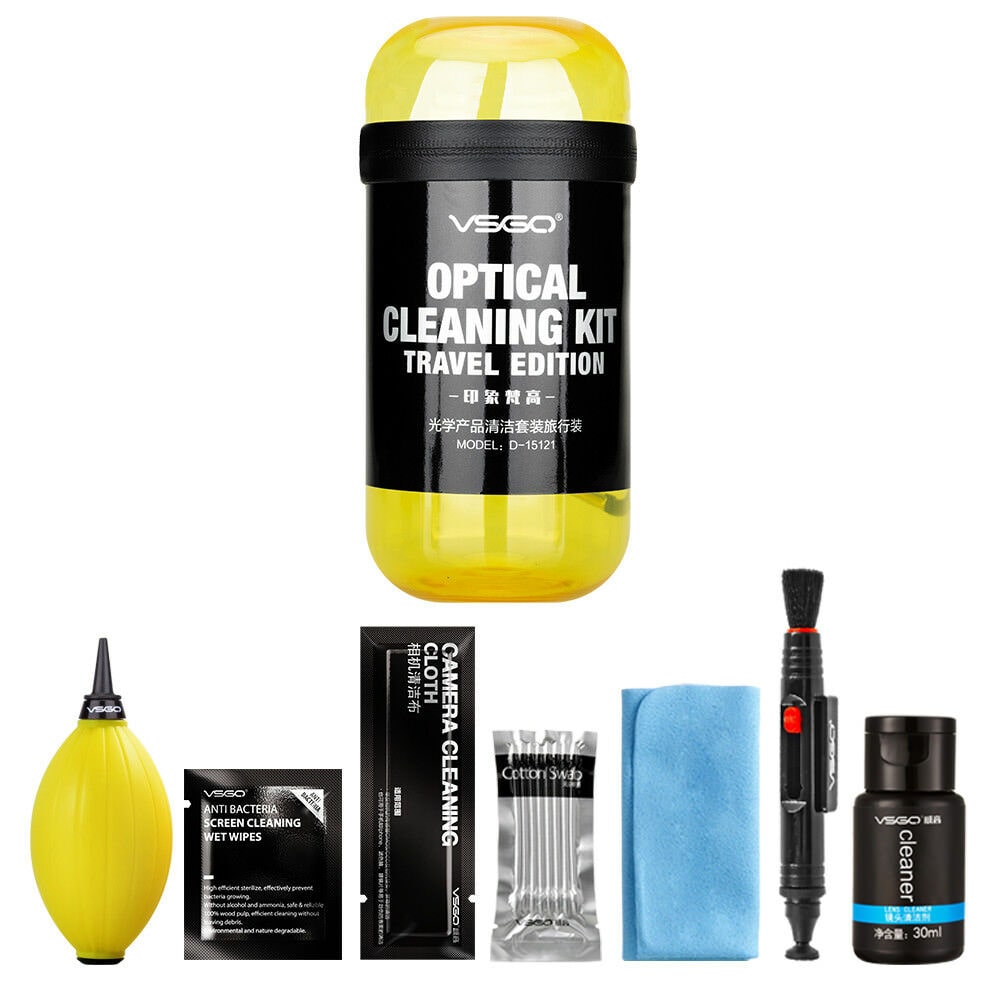 

VSGO DSLR Camera Lens Cleaning Kits 6-in-1 DKL15 Yellow