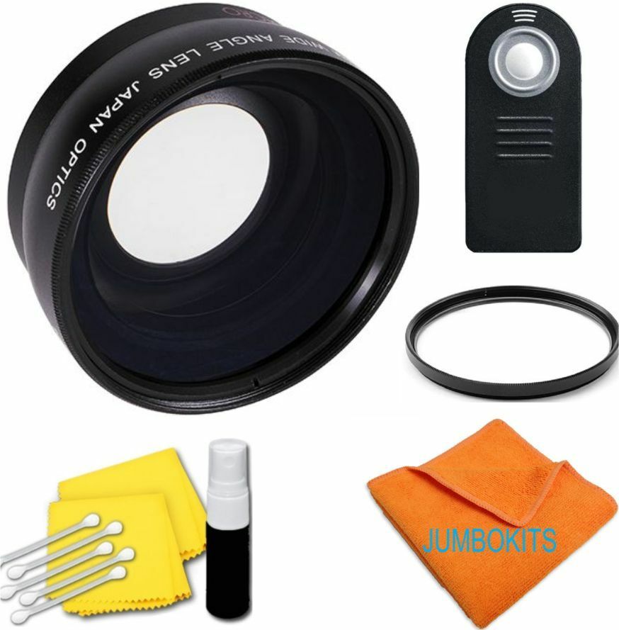 

Wide Angle Macro Lens UV FILTER REMOTE For Canon REBEL 1000D T 20D 40D T3I T5