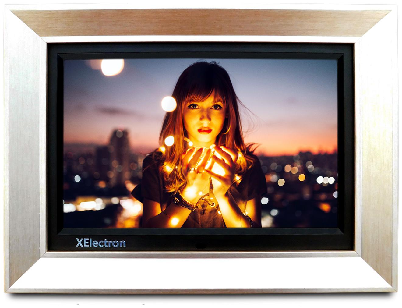 

XElectron 12 inch Digital Photo Frame - Metallic silver