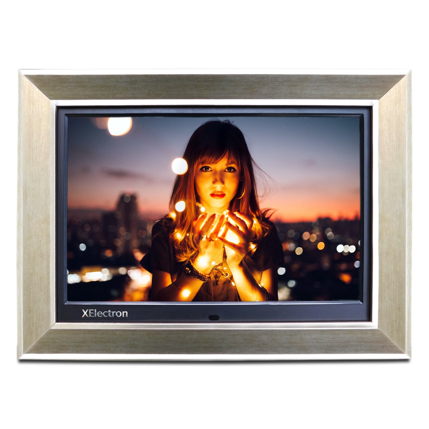 

XElectron 15 inch Digital Photo Frame - Metallic silver