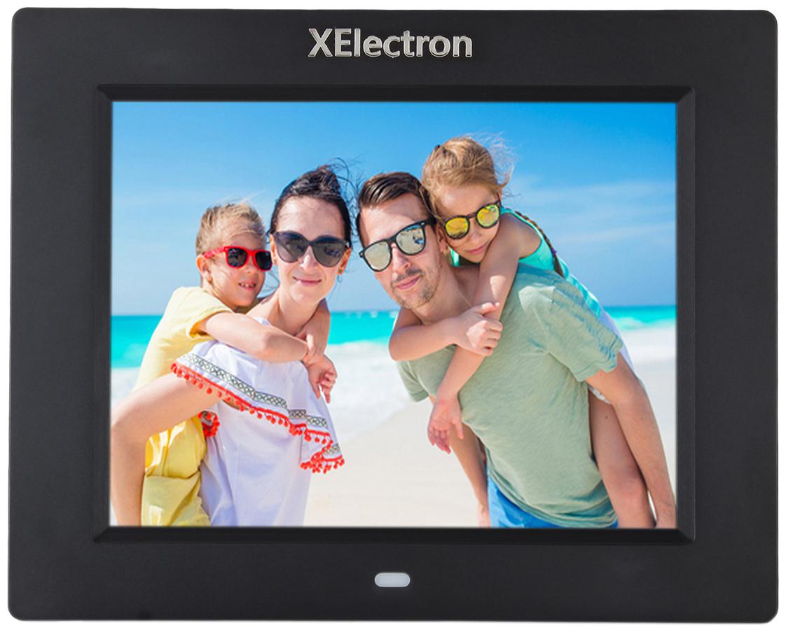 

XElectron 8-inch ips display fully functional bis certified Digital Photo Frame - Black