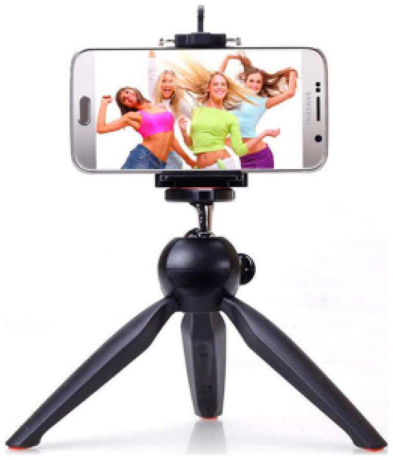 

YT 228 - INCH-33 Mini Tripod Universal Mount Phone Holder Tripod Stand Compatible with All Mobile Phones and Digital Camera