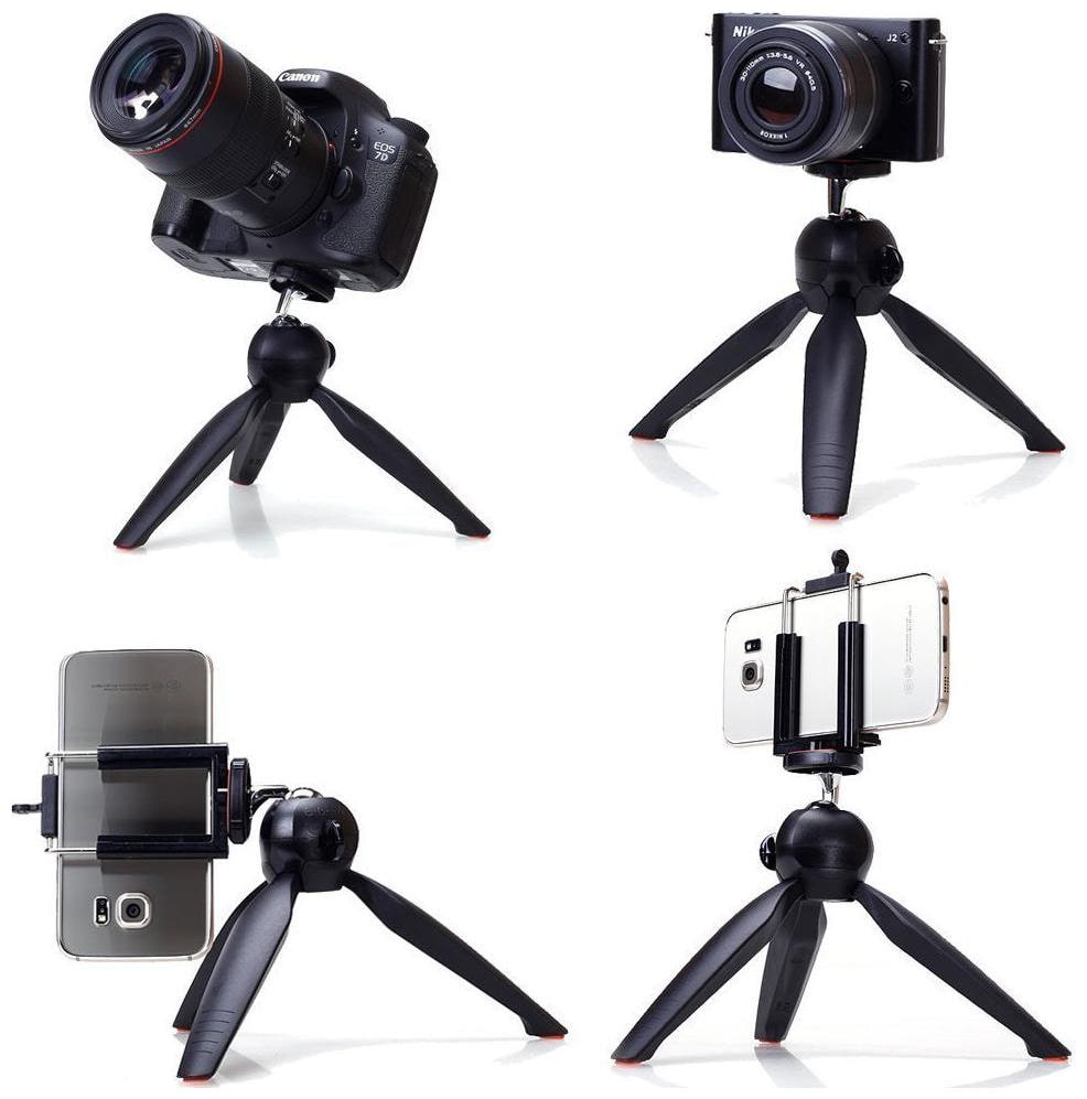 

YT 228 - INCH-33 Mini Tripod Universal Mount Phone Holder Tripod Stand Compatible with All Mobile Phones and Digital Camera
