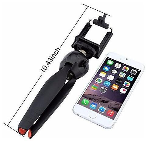

YT-288 T-33 Mini Tripod Mount Light Weight with Rotating Ball Head Clip for DSLR Digital Camera Action Camera