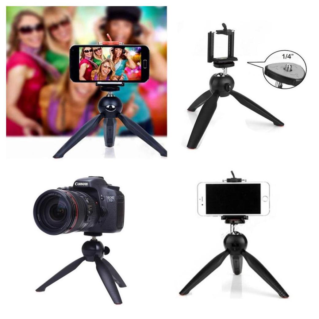 

YT-288 T-46 Mini Tripod Mount Light Weight with Rotating Ball Head Clip for DSLR Digital Camera Action Camera