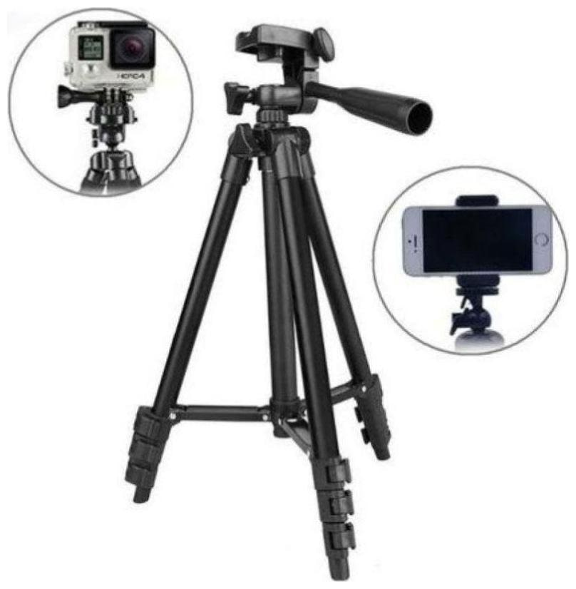 

YT 3120 157 Mobile Universal Portable Foldable Professional Stand Compatible with All Smartphone DSLR Camera