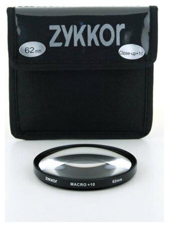 

Zykkor 62mm Macro 10 Close Up Glass Filter Lens for SLR DSLR camera US seller