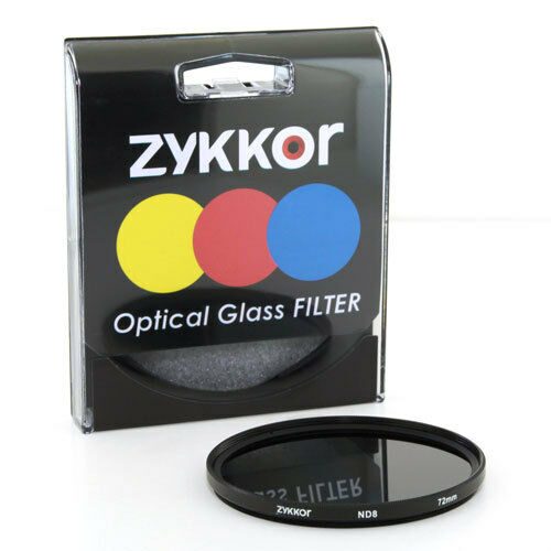 

Zykkor 72mm Neutral Density ND8 0 9 ND 8 HD Optical Glass Filter
