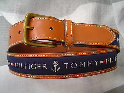 tommy hilfiger navy blue belt