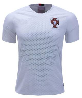 Buy Marex Portugal Away Football Jersey White Color With Ronaldo Written At Back Online At Low Prices In India Paytmmall Com