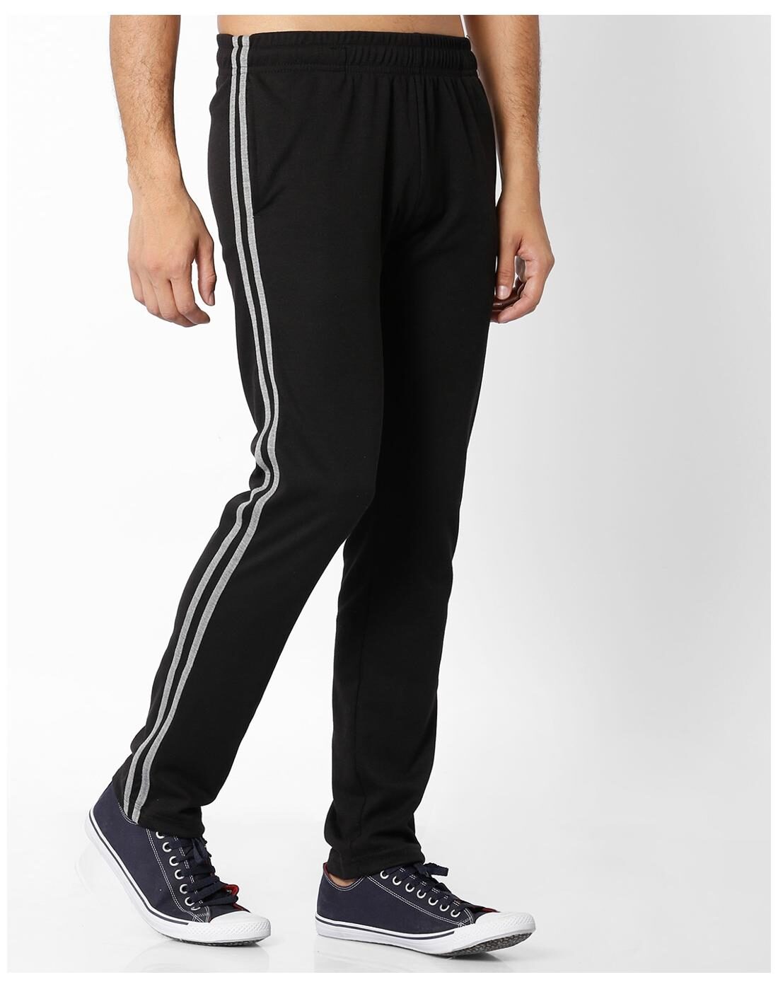 teamspirit track pants with side stripes