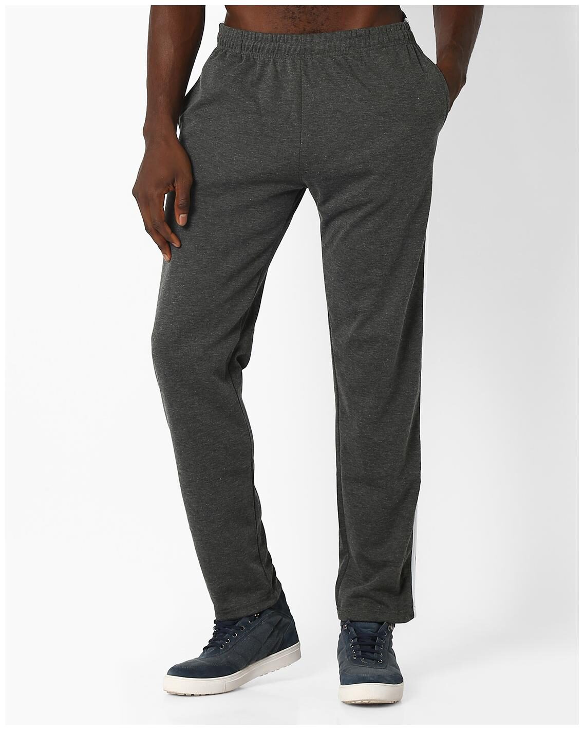 teamspirit track pants with side stripes