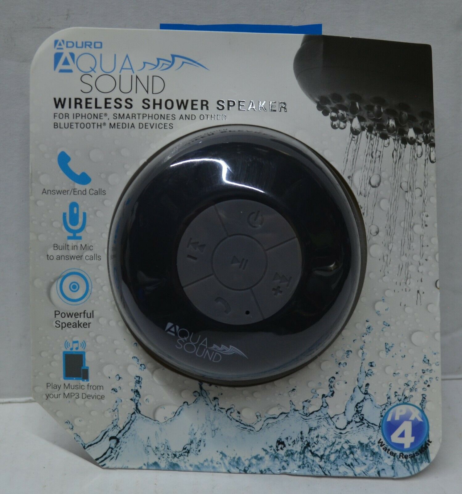 aduro bluetooth shower speaker