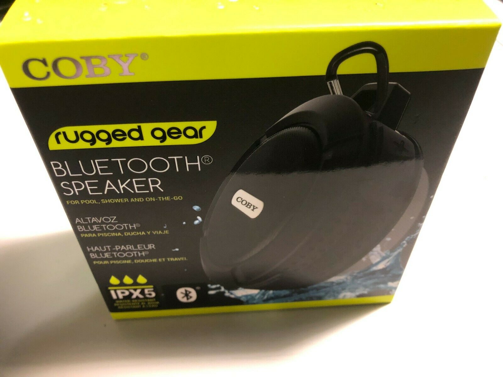 coby rugged gear bluetooth speaker ipx5